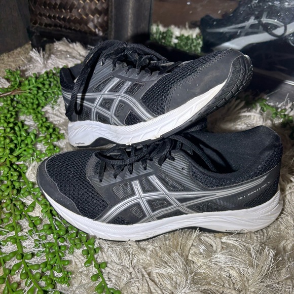 -Asics Womens Gel Contend 5 Sneakers Size 9 - Black/White/Silver - Picture 3 of 13